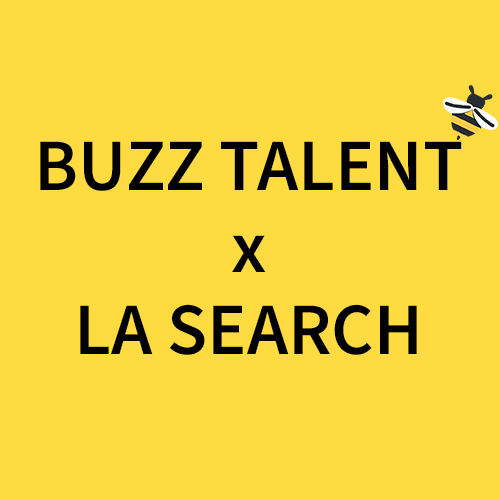 Buzz Talent x LA Search Logo